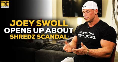 joey swoll die|joey swoll shredz scandal.